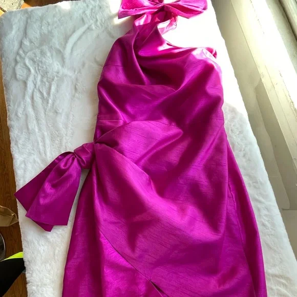 Womens shatung silk party dress - Picture 1 of 6